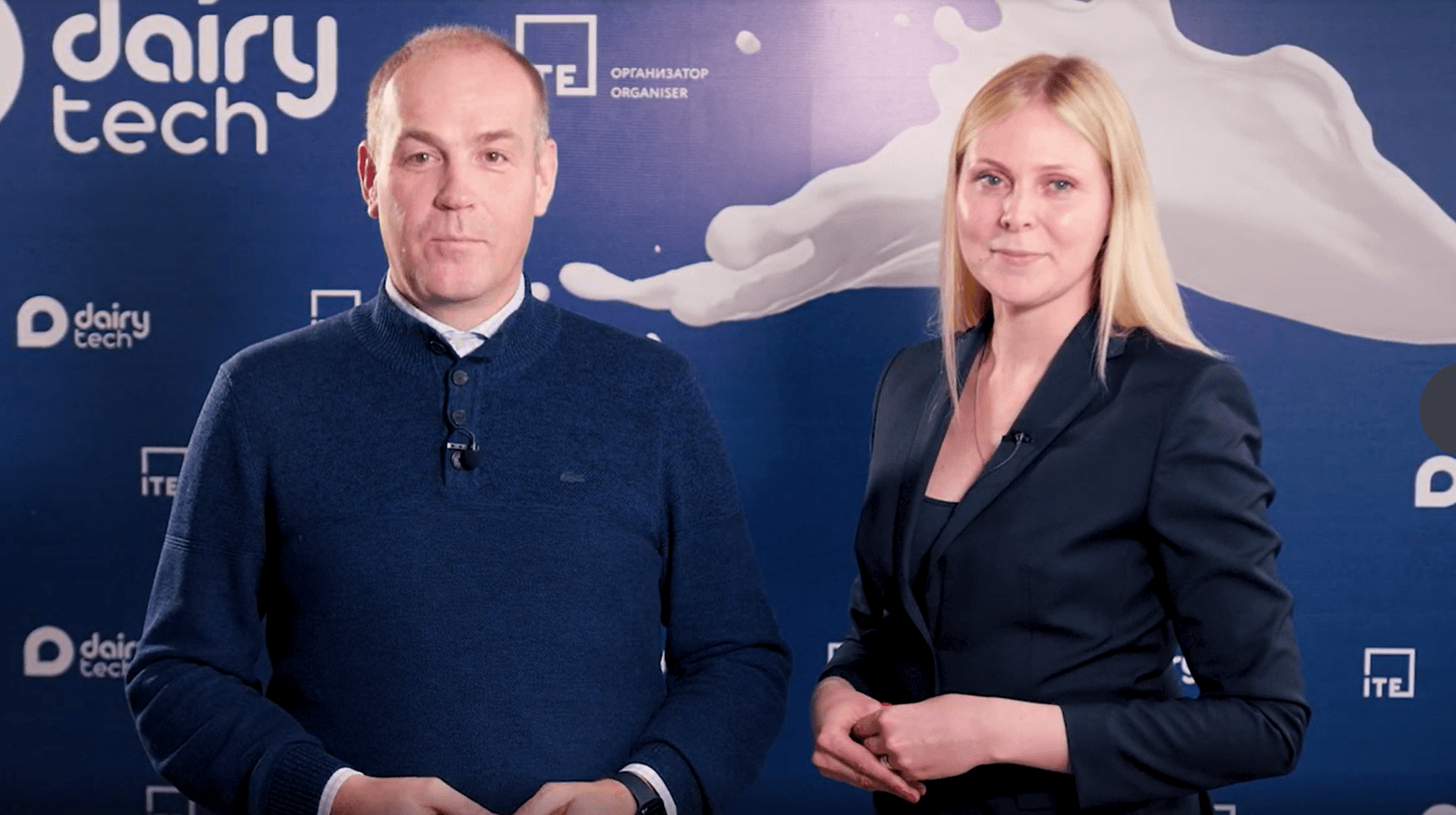 Видео-приглашение на выставку DairyTech от Юлии Марковой и Артема Белова